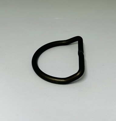 Bestdivers D-ring Alu noir 25° 500mm