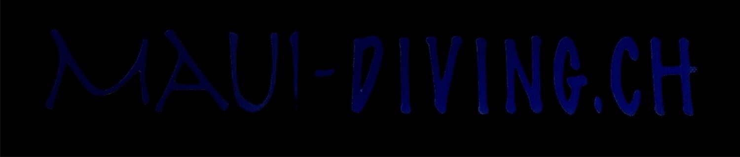 Maui-diving customize logo 9cm long, coloris: Bleu