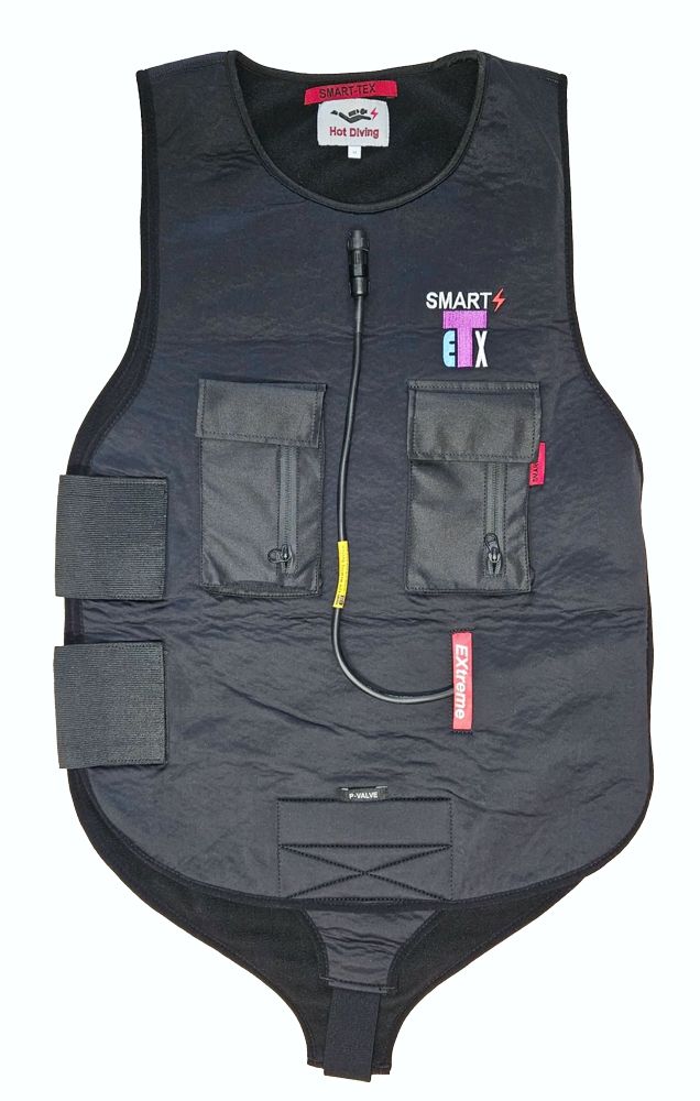 Smart-TEX gilet chauffant extrême, batterie interne ou accus externe