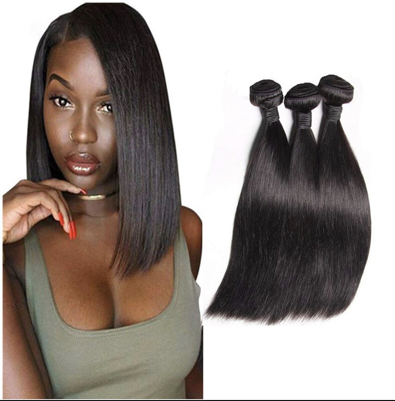 Brazilian Hair Straight Bundles 8A 100% Unprocessed Virgin