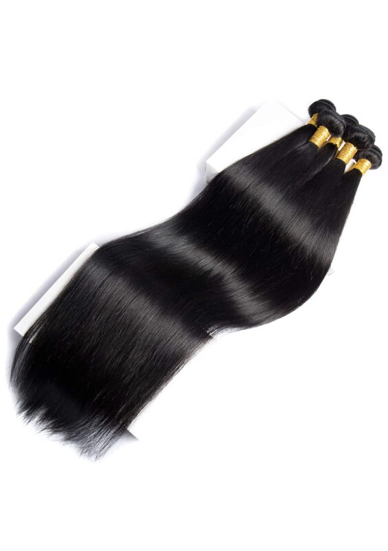 Straight Brazilian unprocessed Virgin hair 3 Bundles 16 Inches 