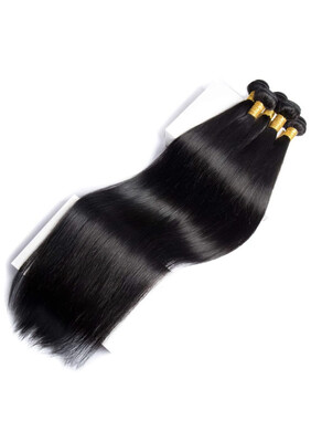 Straight Brazilian unprocessed Virgin hair 3 Bundles 16 Inches 