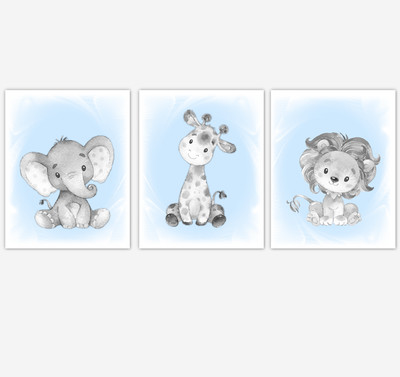 Safari Animals Blue Baby Boy Nursery Decor Wall Art Prints Elephant Giraffe Lion Home Decor Kids Bedroom Pictures Set of 3 UNFRAMED PRINTS or CANVAS Safari Animals Blue Baby Boy Nursery Decor Wall Art Prints Elephant Giraffe Lion Home Decor Kids Bedroom Pictures Set of 3 UNFRAMED PRINTS or CANVAS