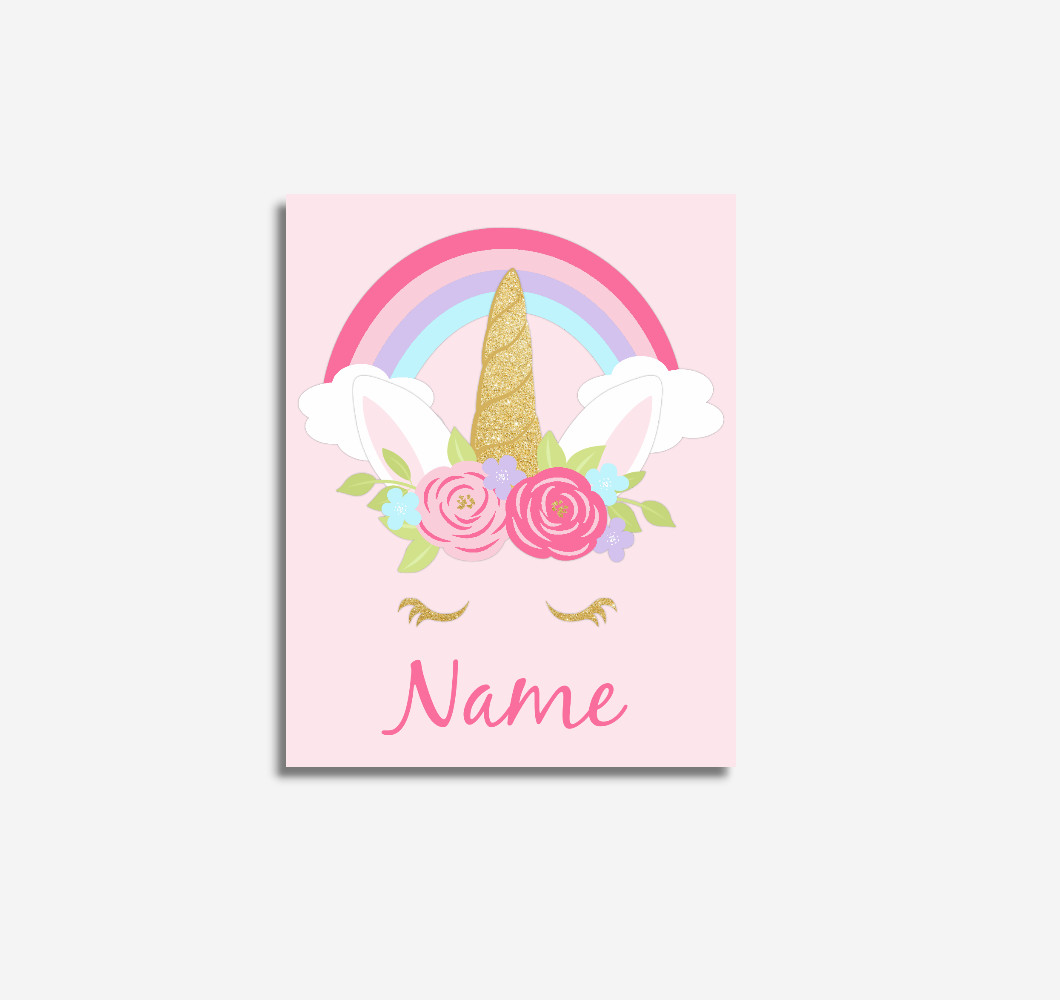 personalized baby canvas