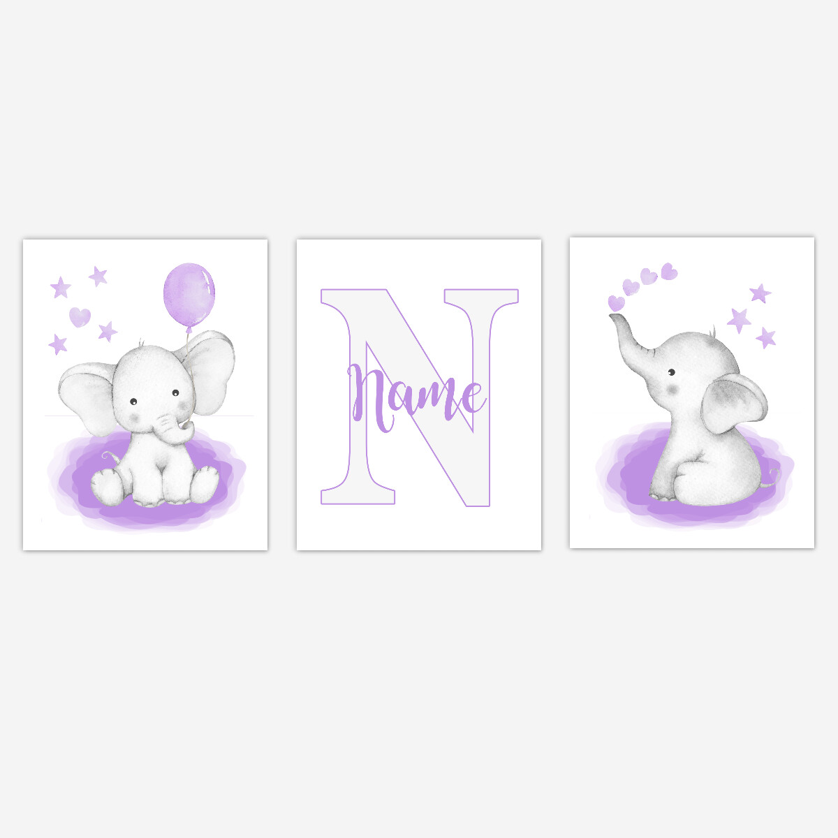 elephant nursery wall decor