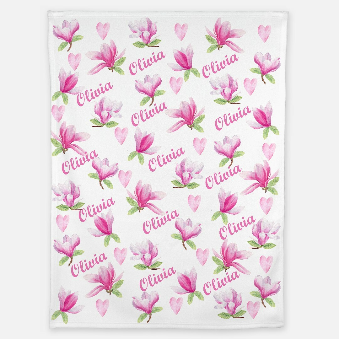 personalized newborn blanket