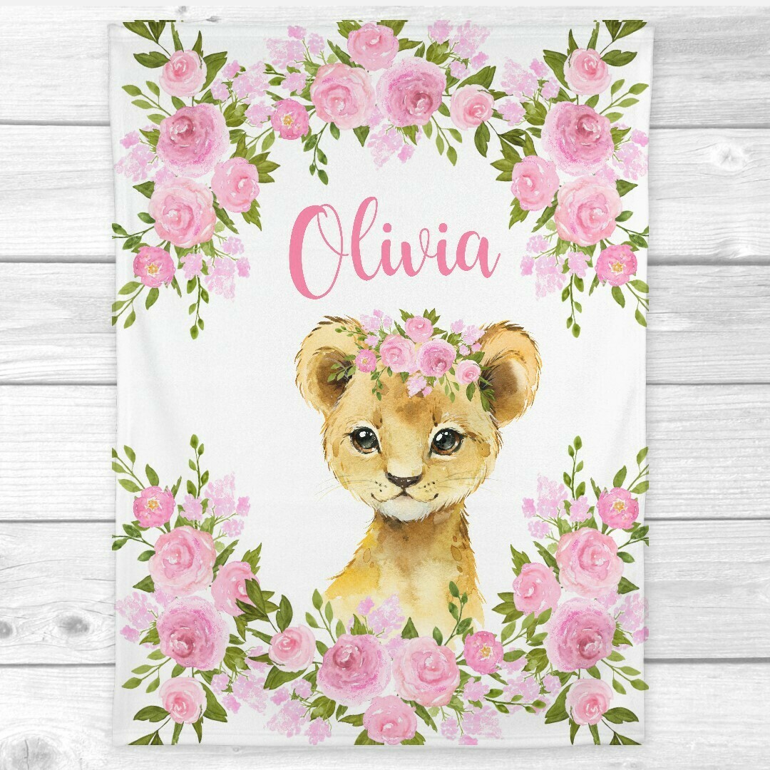 etsy baby girl blankets