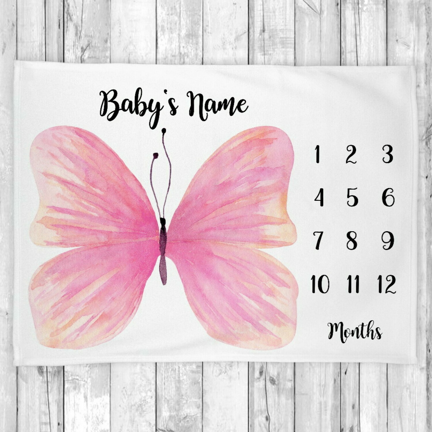 Butterfly Baby Blanket