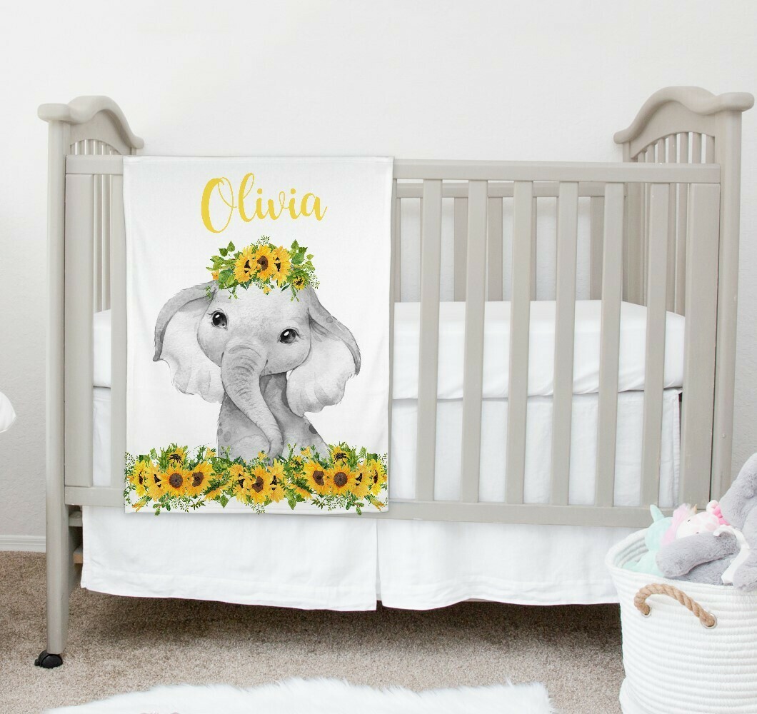 sunflower baby room decor