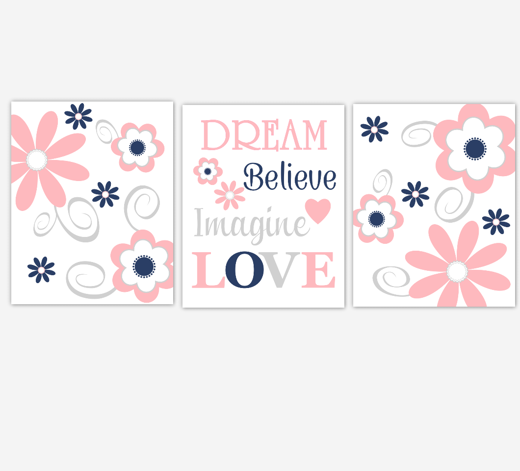 baby girl room prints