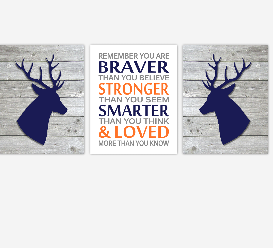 baby boy deer nursery decor