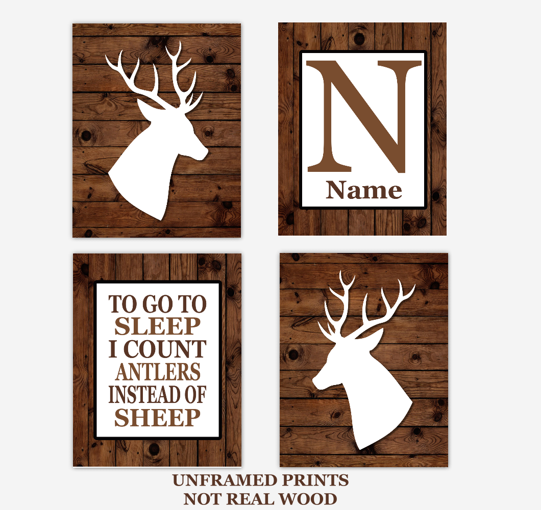 deer nursery decor boy
