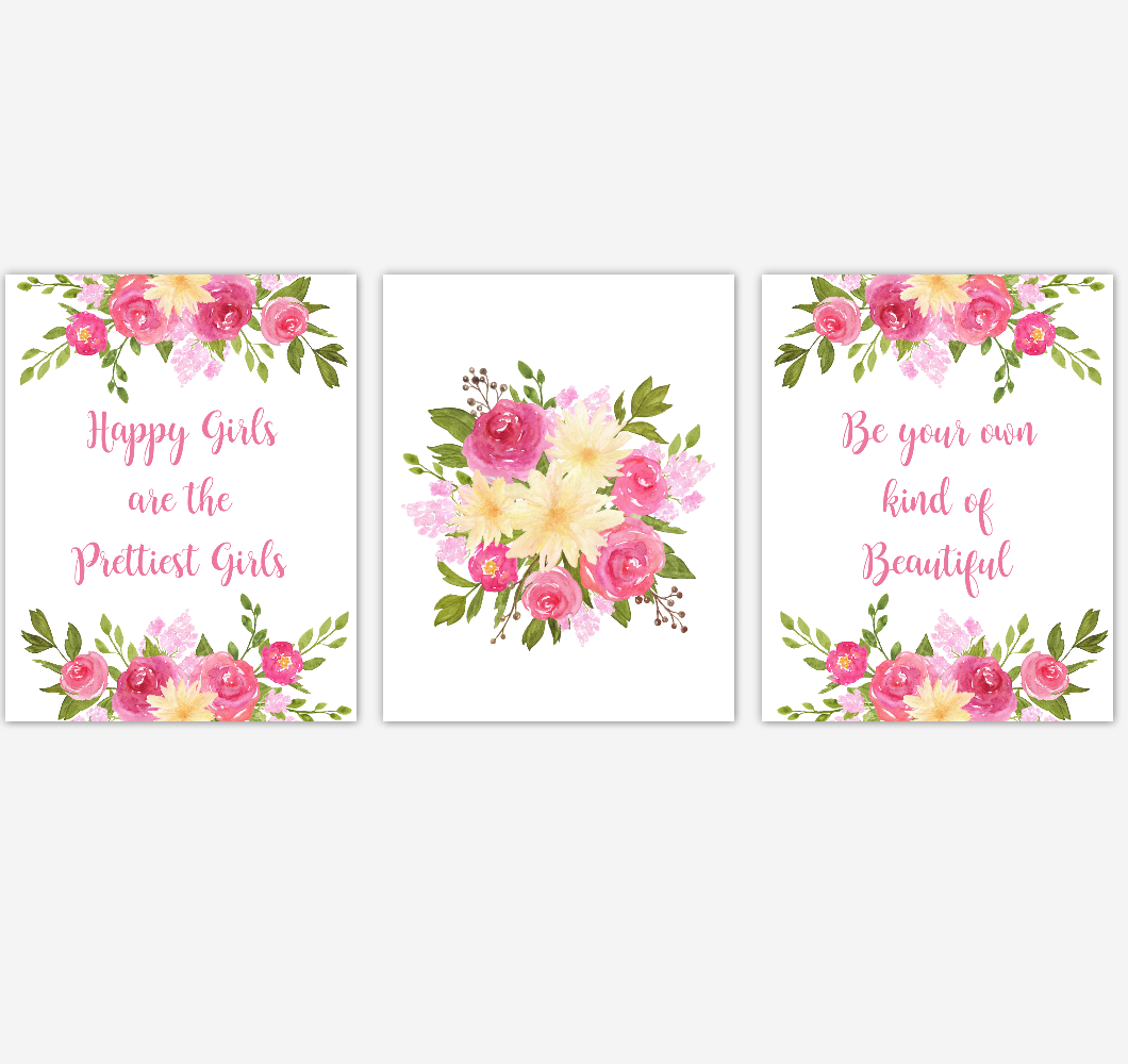 nursery floral decor
