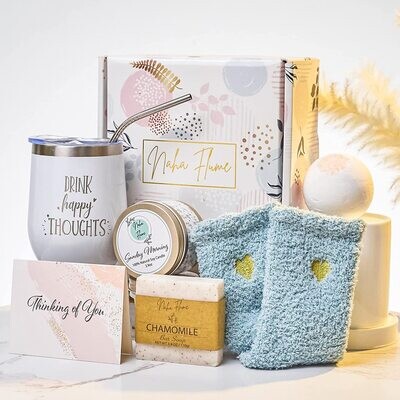 Birthday for Mom Relaxing Spa Gift Basket 6 Piece Set
