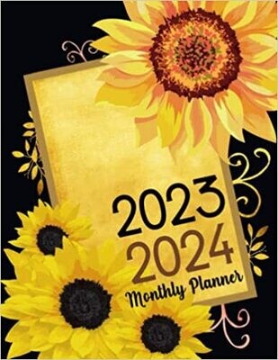 2023-2024 Monthly Planner - SUNFLOWER SOFT COVER