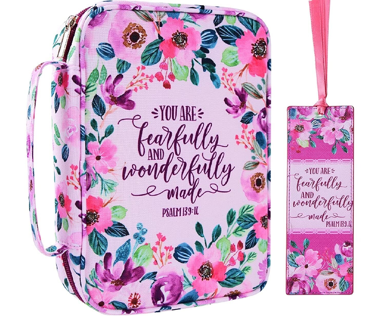 Bible Cover - FEARFULLY and WONDERFULLY MADE - PURPLE