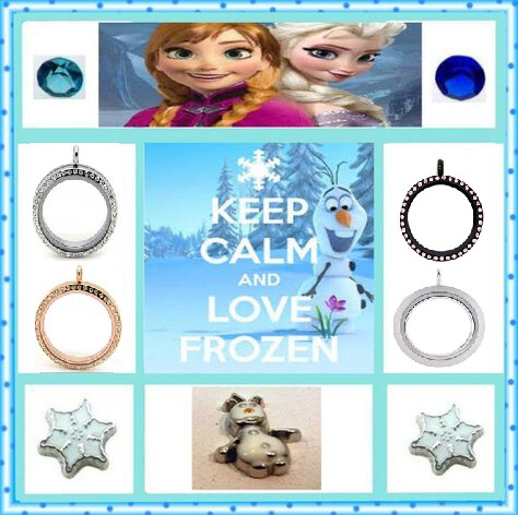 FROZEN PRE-DESIGNED FLOATING LOCKET SET