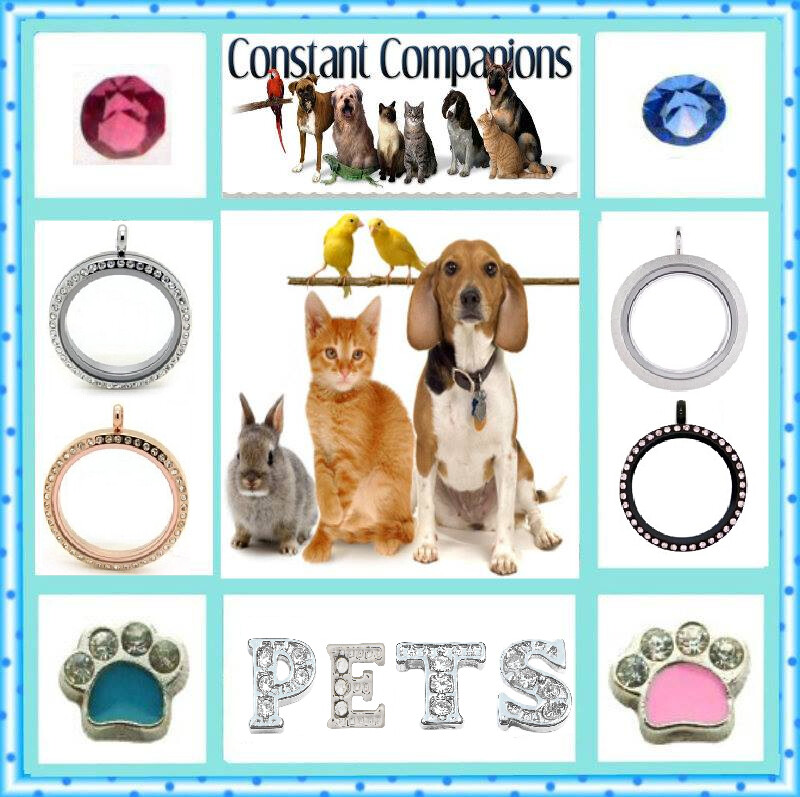 PET LOVER PRE-DESIGNED FLOATING LOCKET SET