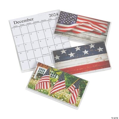 2023 - 2024 Americana Pocket Calendar