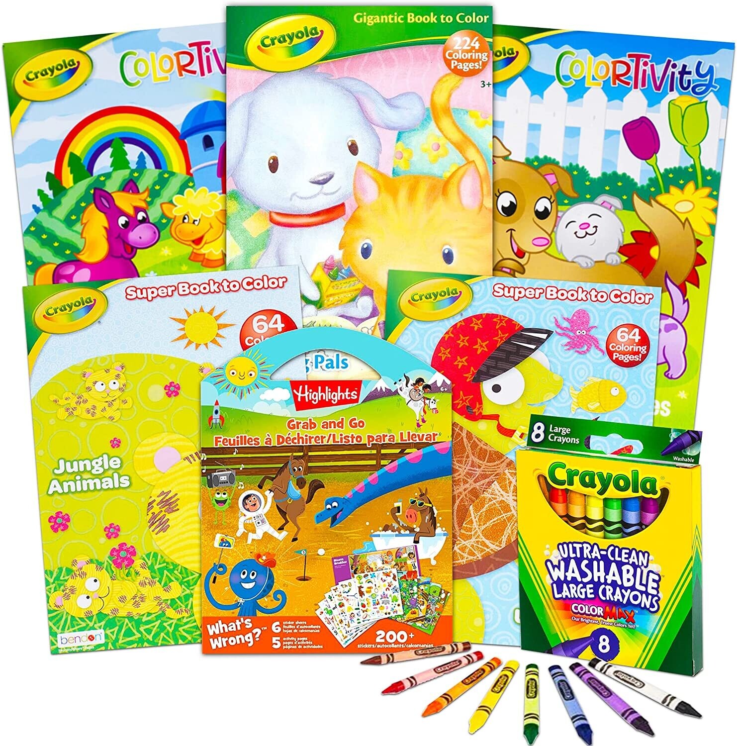 Crayola Coloring Books for Kids - 13 piece set