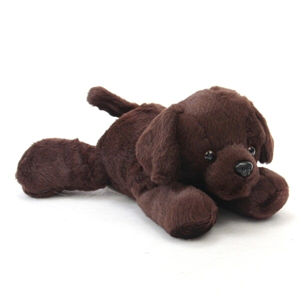 Lucky the Stuffed Chocolate Labrador Retriever