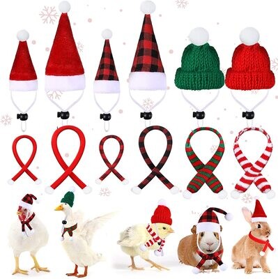CRITTER COSTUME HATS - HOLIDAY SCARF and HAT SET