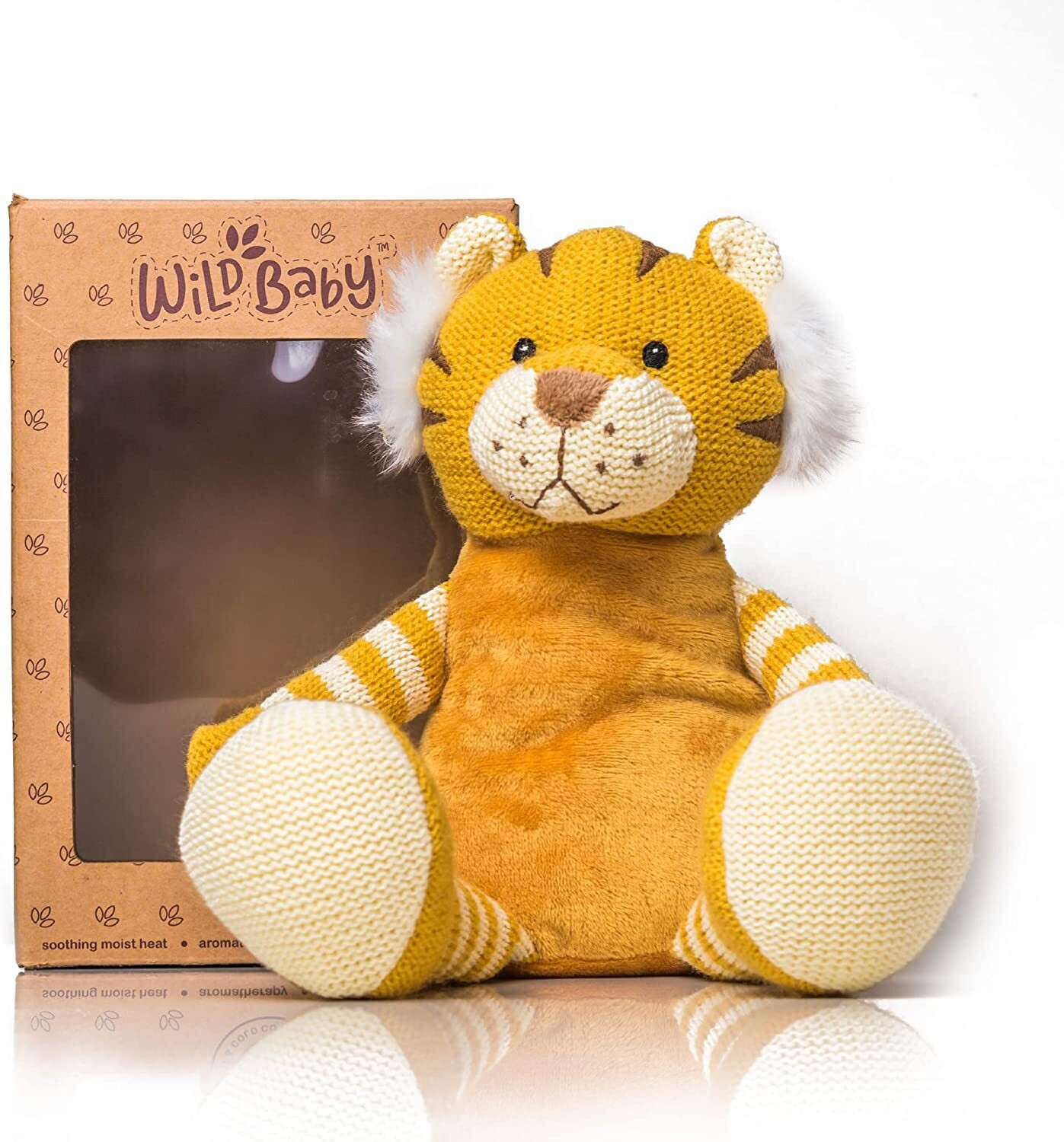 Microwavable Stuffed Animal with Lavender Scent Aromatherapy - 12&quot; TIGER