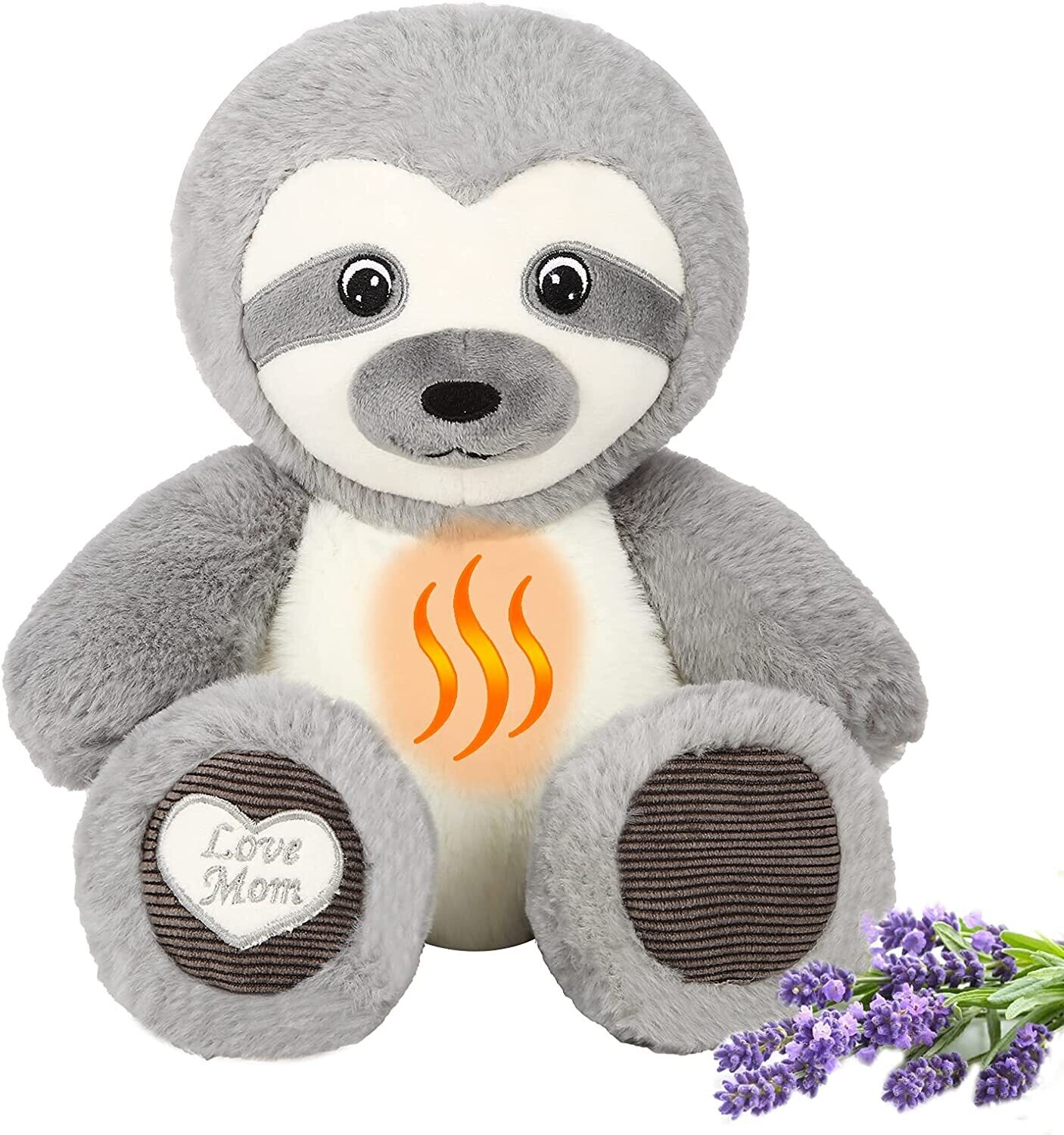 Microwavable Stuffed Animal with Lavender Scent Aromatherapy - 12&quot; SLOTH