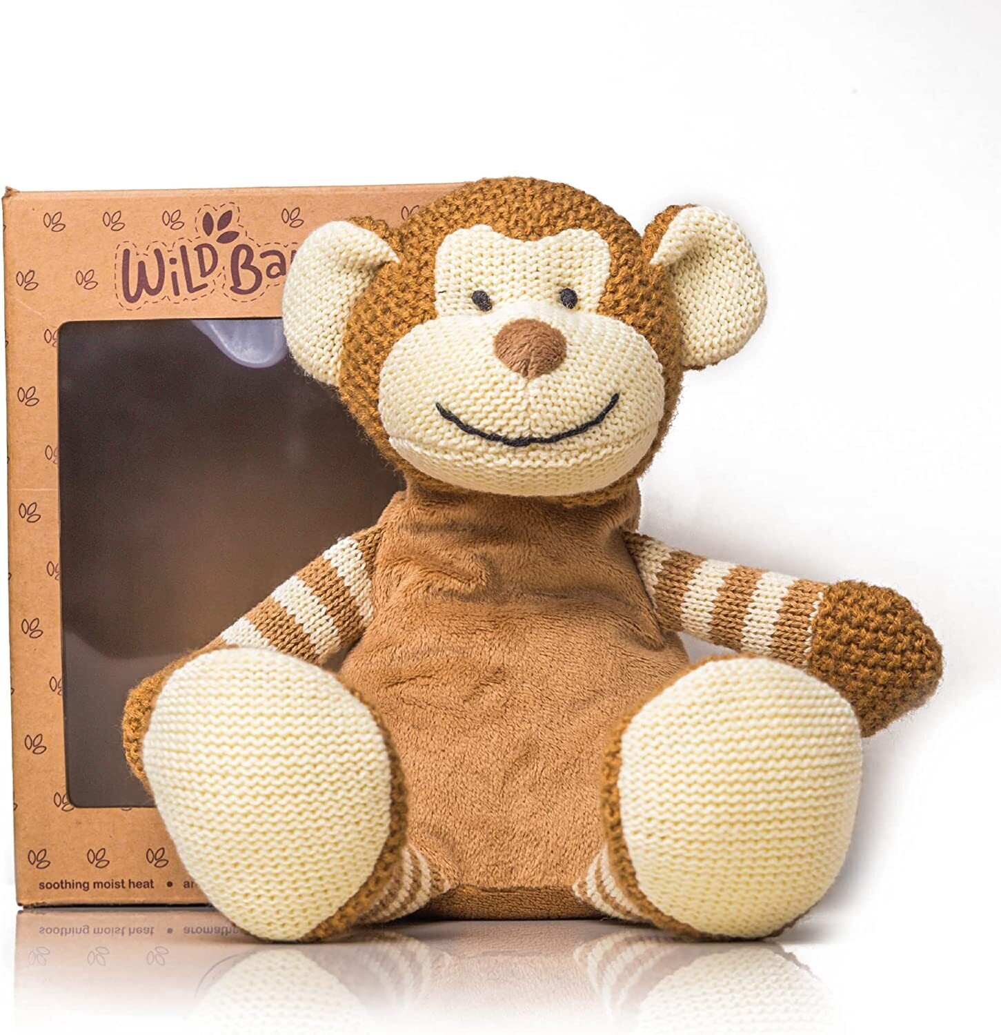 Microwavable Stuffed Animal with Lavender Scent Aromatherapy - 12&quot; MONKEY