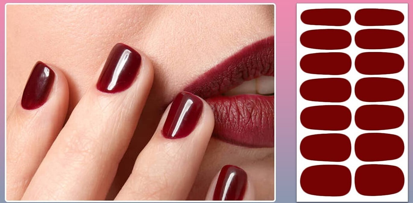 NAIL WRAPS - BURNT SIENNA