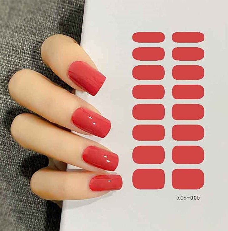 NAIL WRAPS - SALMON