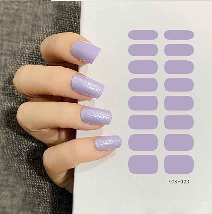 NAIL WRAPS - SOFTEST LILAC