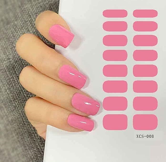 NAIL WRAPS - PINKY PINK