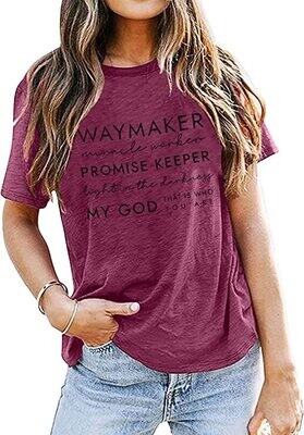 WAYMAKER Graphic Tee Shirt - Purple