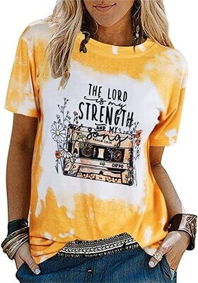 THE LORD IS GRAPHIC TEE -YELLOW