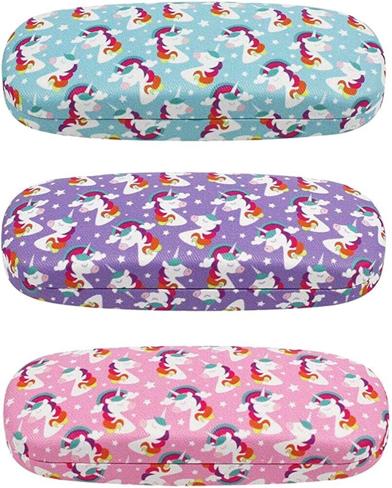 Pattern Durable Hard Clamshell Eyeglass Case