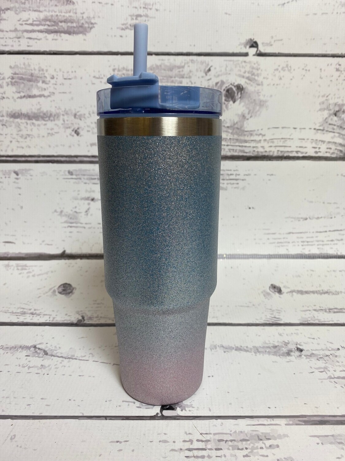 30 Ounce Glitter Ombre Tumbler - SLATE