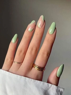PRESS ON NAILS - LIME DELIGHT