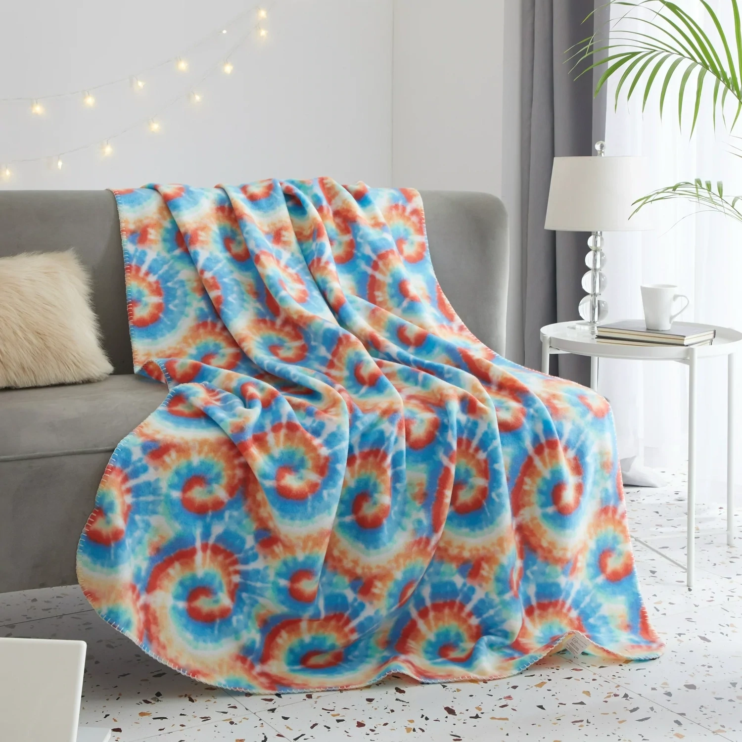 Super Soft Plush Throw Blanket -Tie Dye