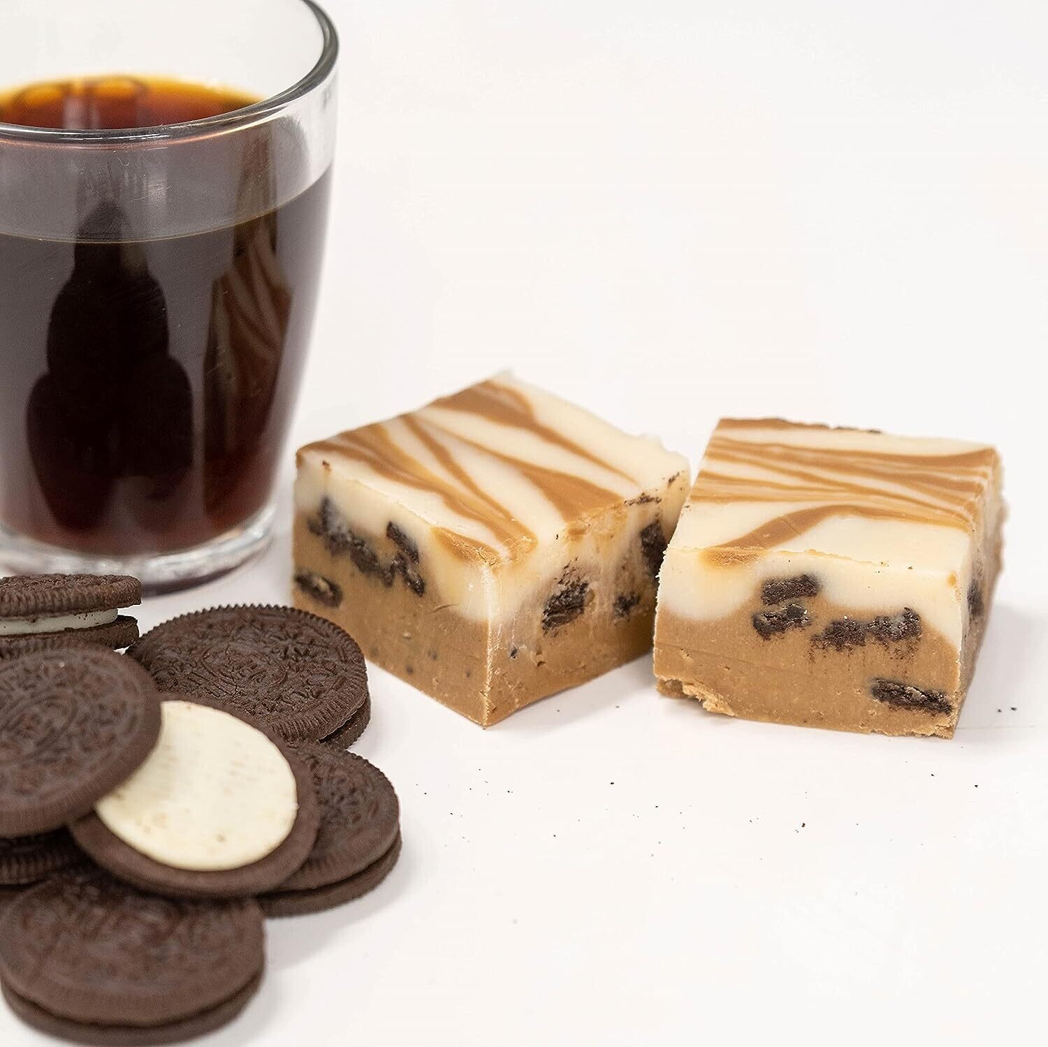 Half Pound Package Artisan Fudge - COFFEE &amp; COOKIES
