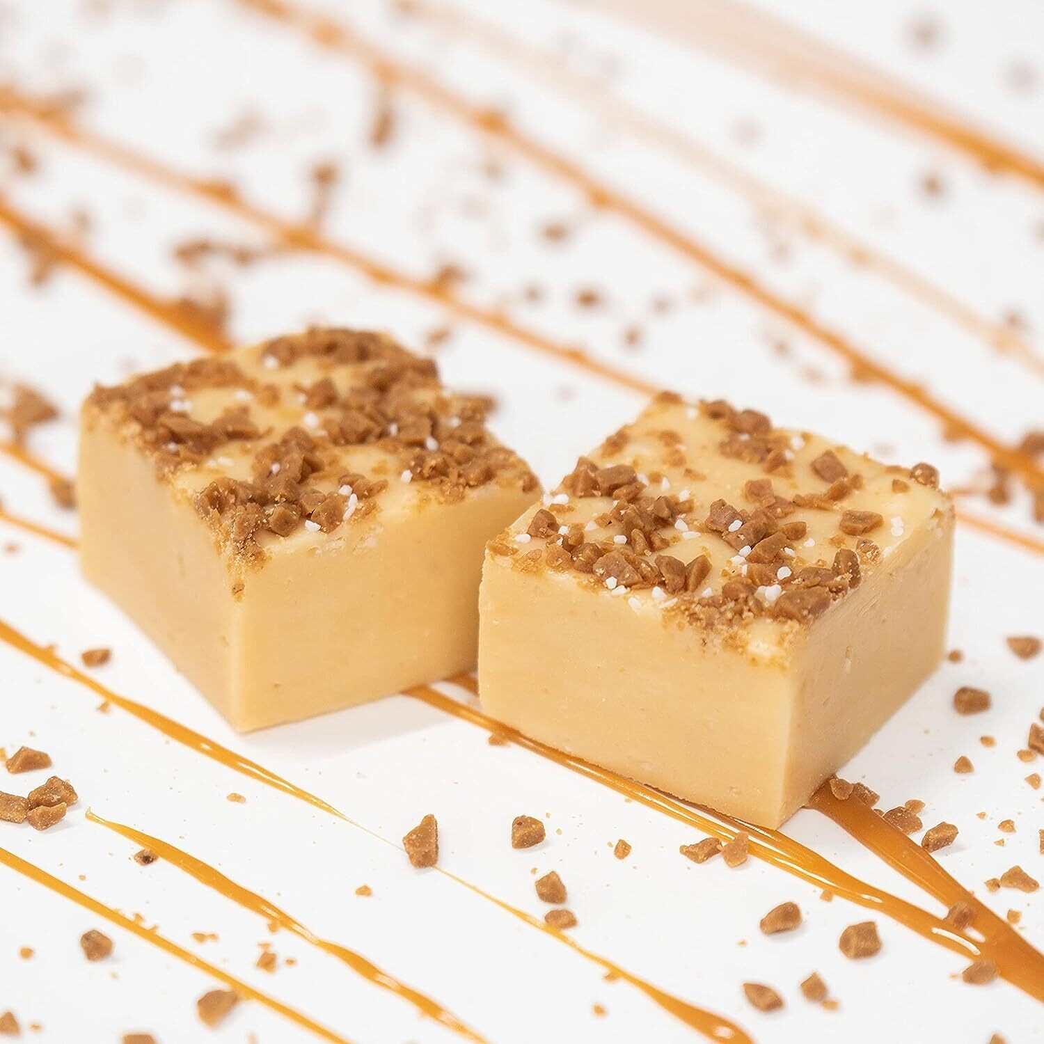 Half Pound Package Artisan Fudge - SALTED CARAMEL TOFFEE