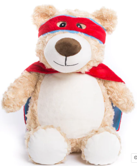 ​CUDDLE BUDDIES SCENT SACHET ANIMAL - SUPER HERO BEAR