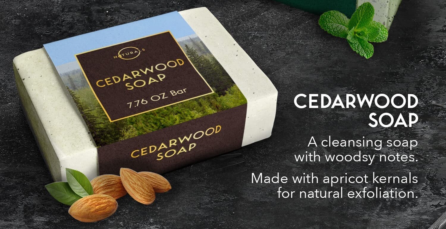 MEN&#39;S SOAP BAR - CEDARWOOD