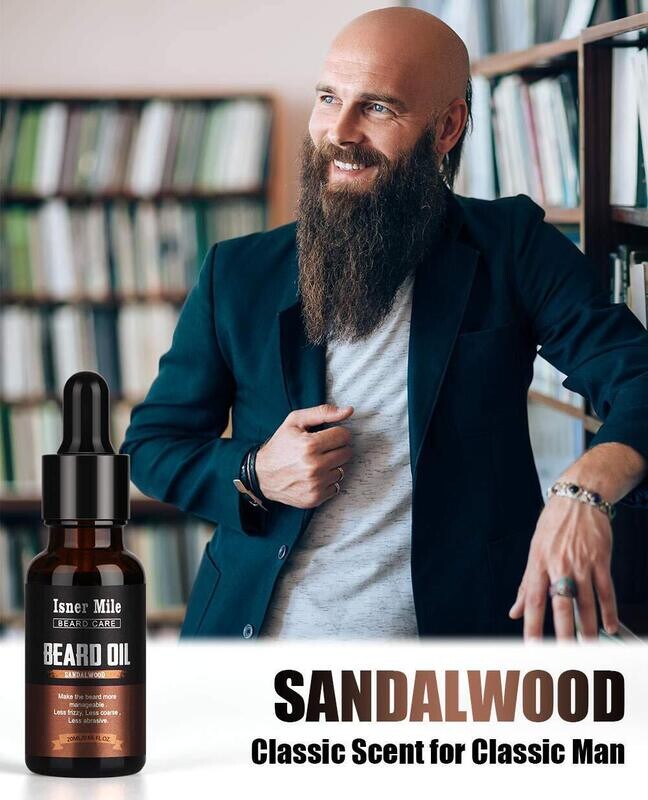 MEN&#39;S BEARD OIL - SANDALWOOD