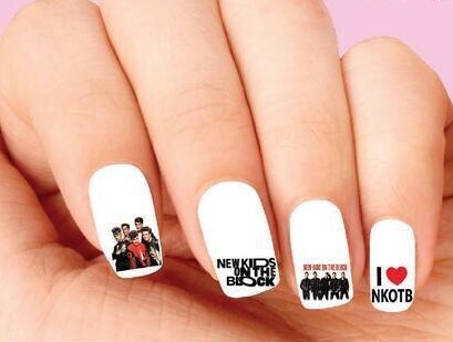 FULL NAIL DECALS/WRAPS - NEW KIDS ON THE BLOCK