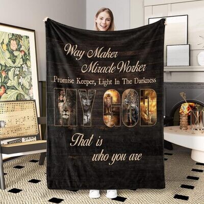 Way Maker Miracle Worker Throw