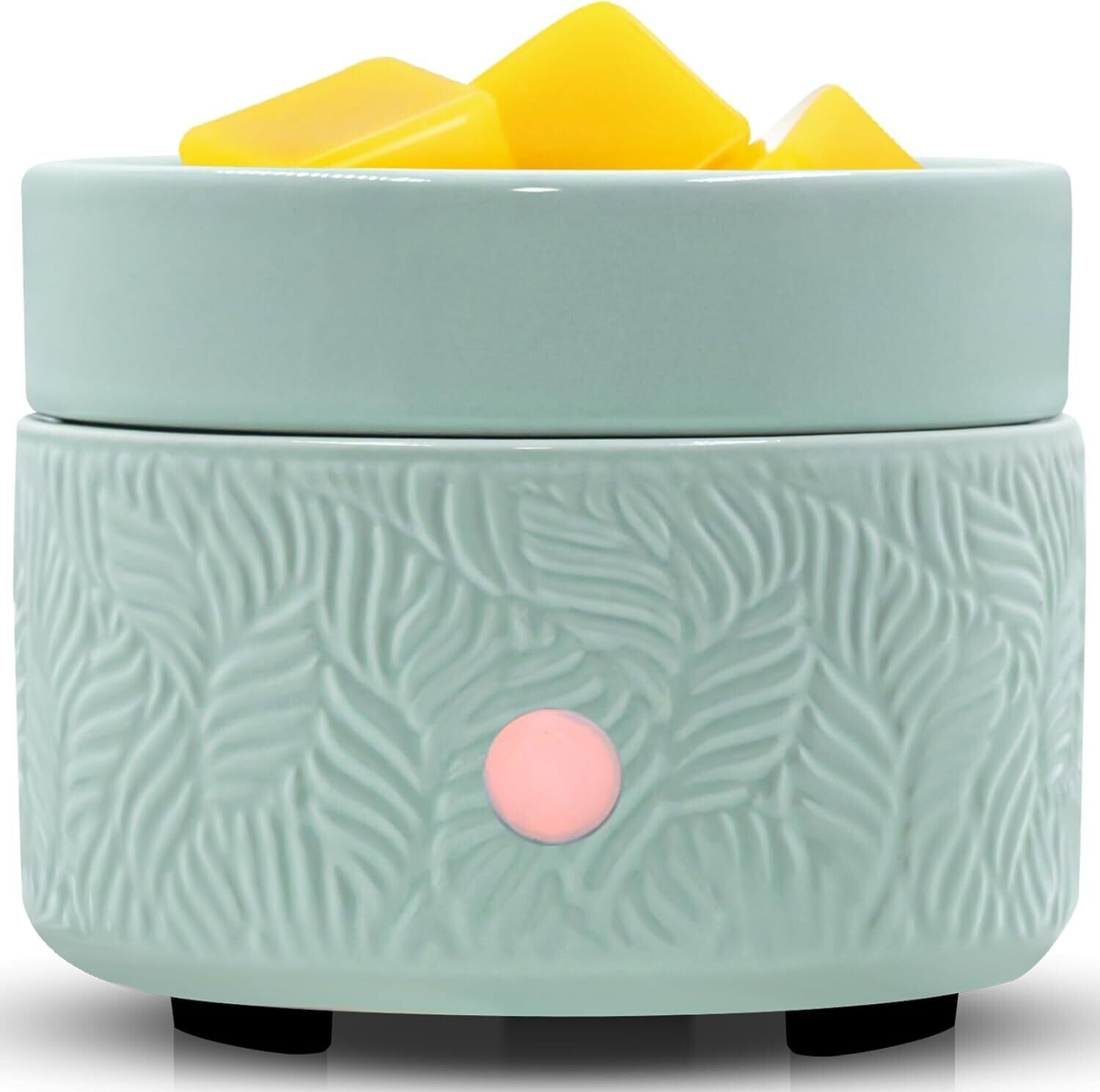 MINT ELEGANCE 3-in-1-Candle Wax Cube Tart Melter Warmer Scented Fragrance Aroma Oil Burner