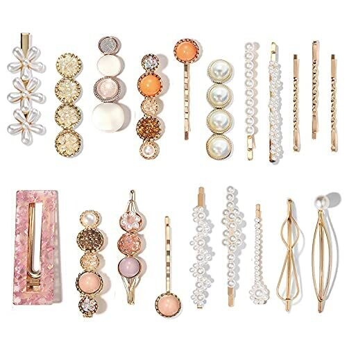 20 PCS Pearls Hair Clips Set
