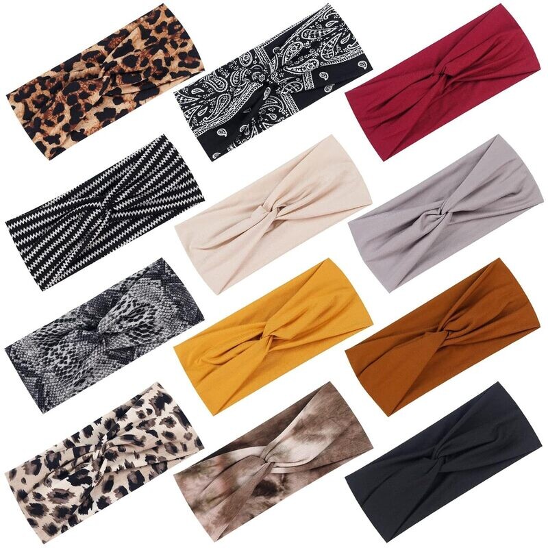 12 Pack Headbands - STYLE A