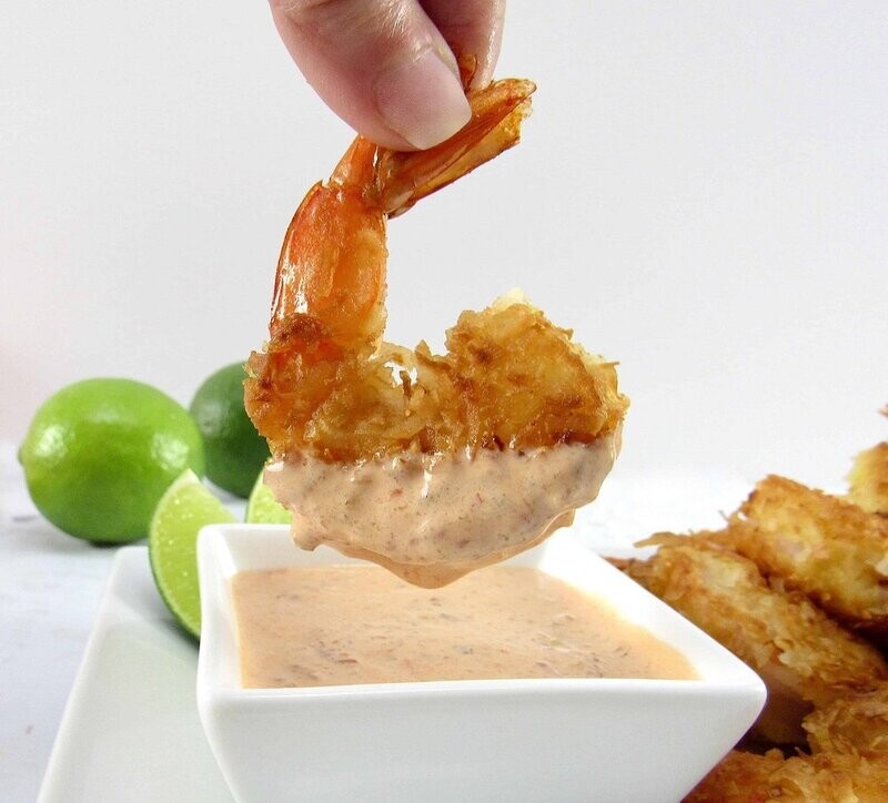 TOASTED COCONUT SHRIMP DIP